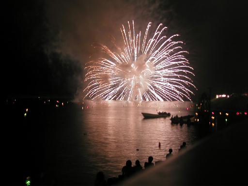 ���ʂɕ����ׂ��ԉ΂��A���̏�������͒����ŋN���B